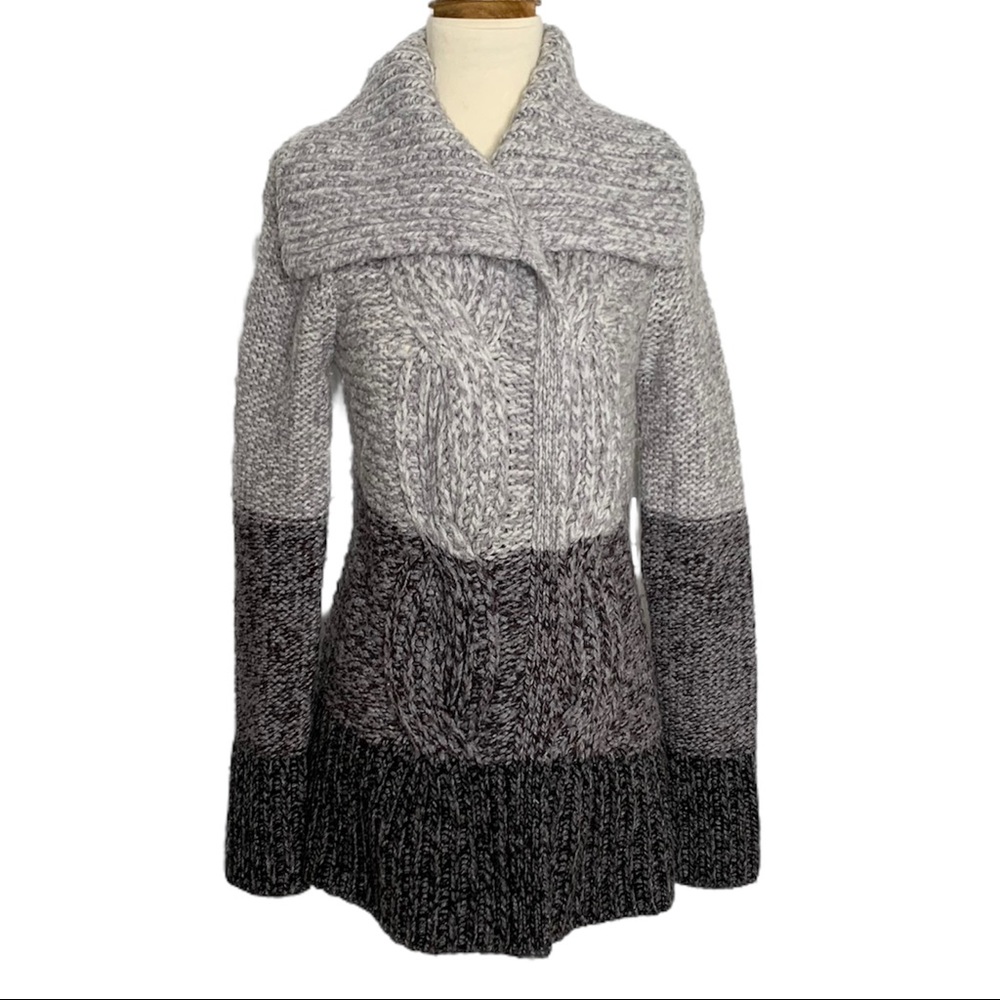 LOFT knit wool sweater cardigan, M